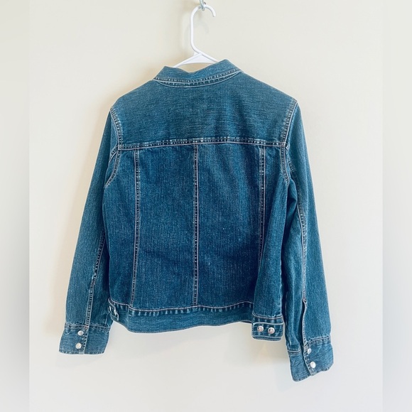 French Cuff Blue Jean Jacket - Picture 2 of 5